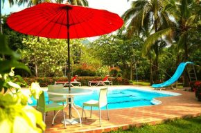 Elegante villa con entrada y salida 100 por ciento flexible